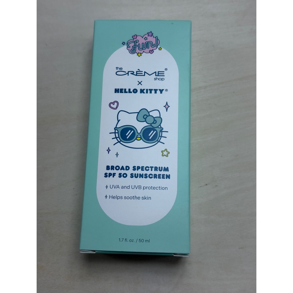 The Creme Shop x Hello Kitty Broad Spectrum SPF 50 Sunscreen 1.7oz Sanrio New
